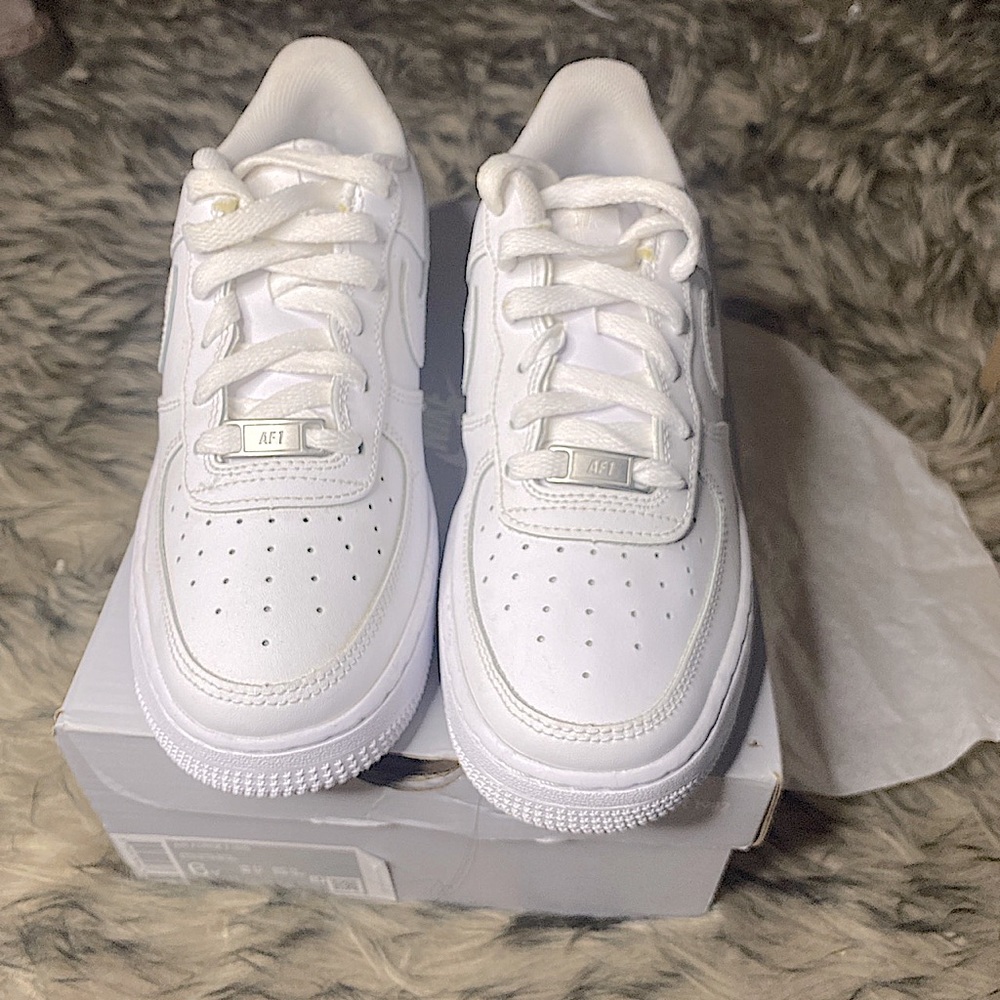 Size 6 (boys) Nike Airforce Ones